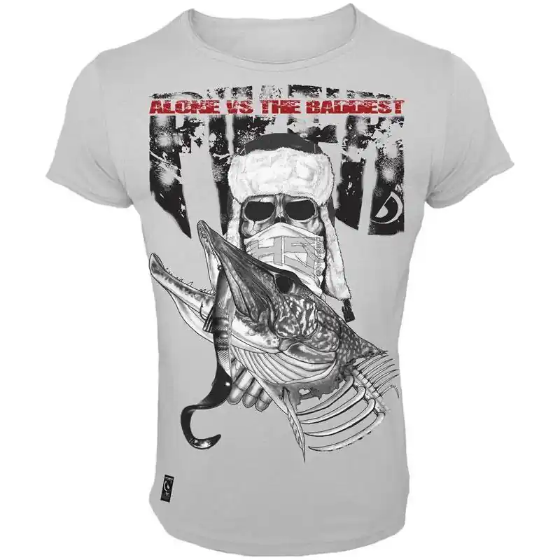 Säker betalning | Herr Kortärmad T-Shirt Hot Spot Design Piker - Grå
